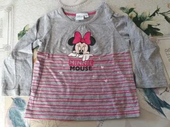 Haut manche longue minnie 9 mois.