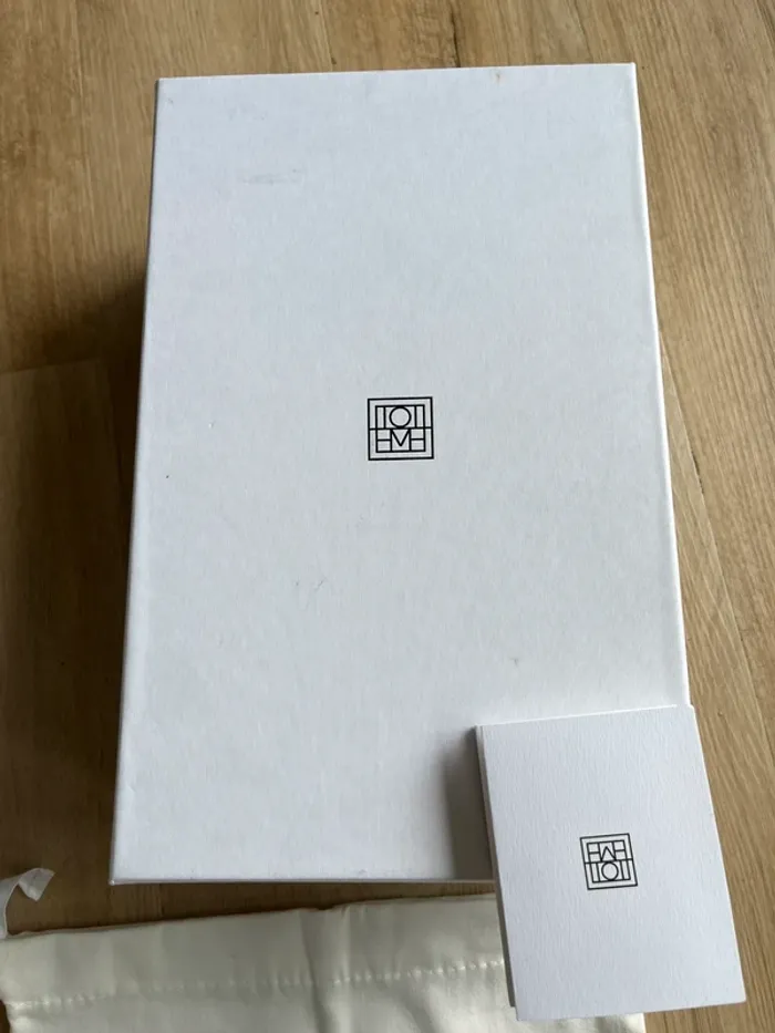 Toteme Mules Plates Beige Taille 36 - photo numéro 6