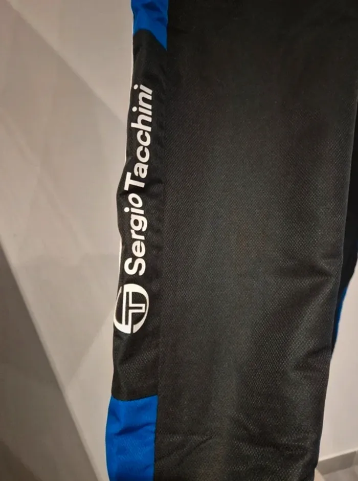 Jogging Sergio Tacchini – Noir & Bleu – Taille S - photo numéro 3