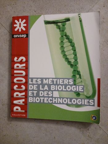 livre les métiers de la biologie et des biotechnologies