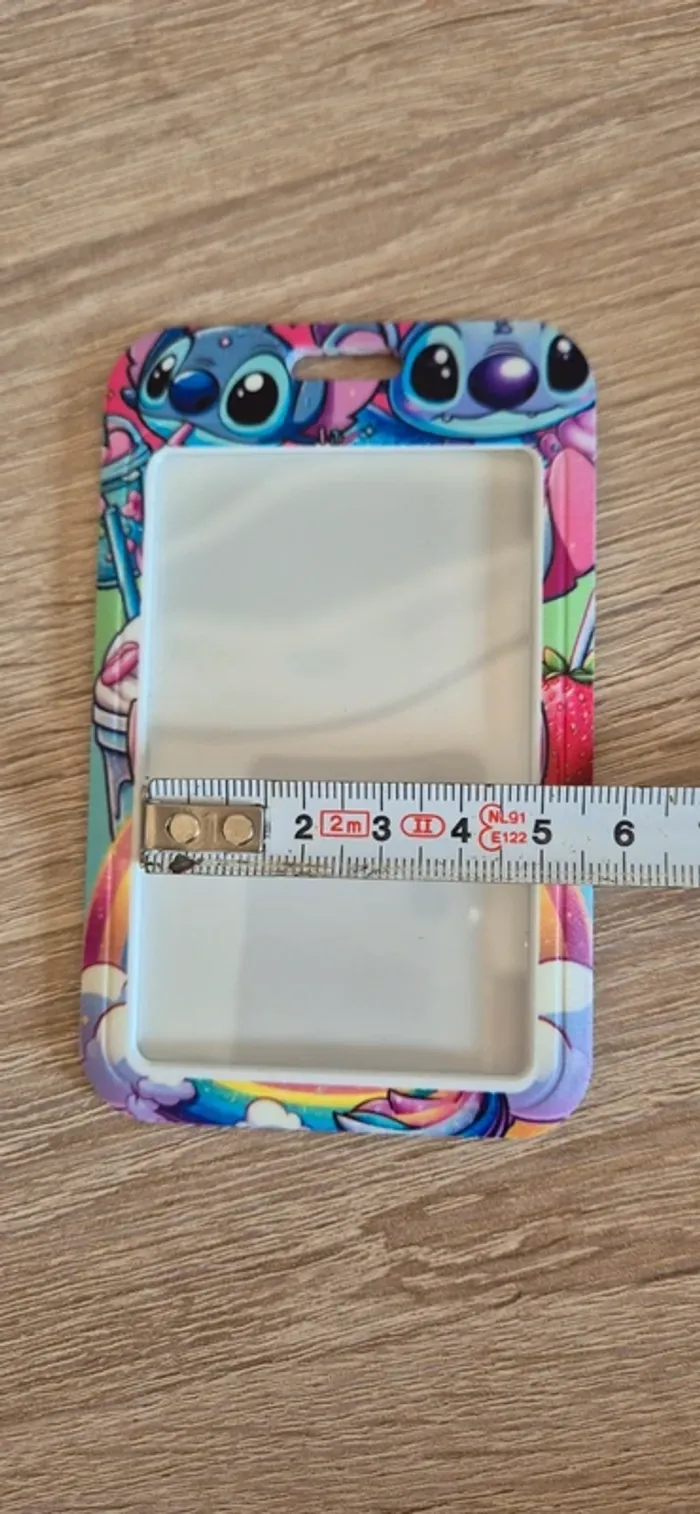 Porte carte d'identité Stitch avec lanière fantaisie. - photo numéro 8