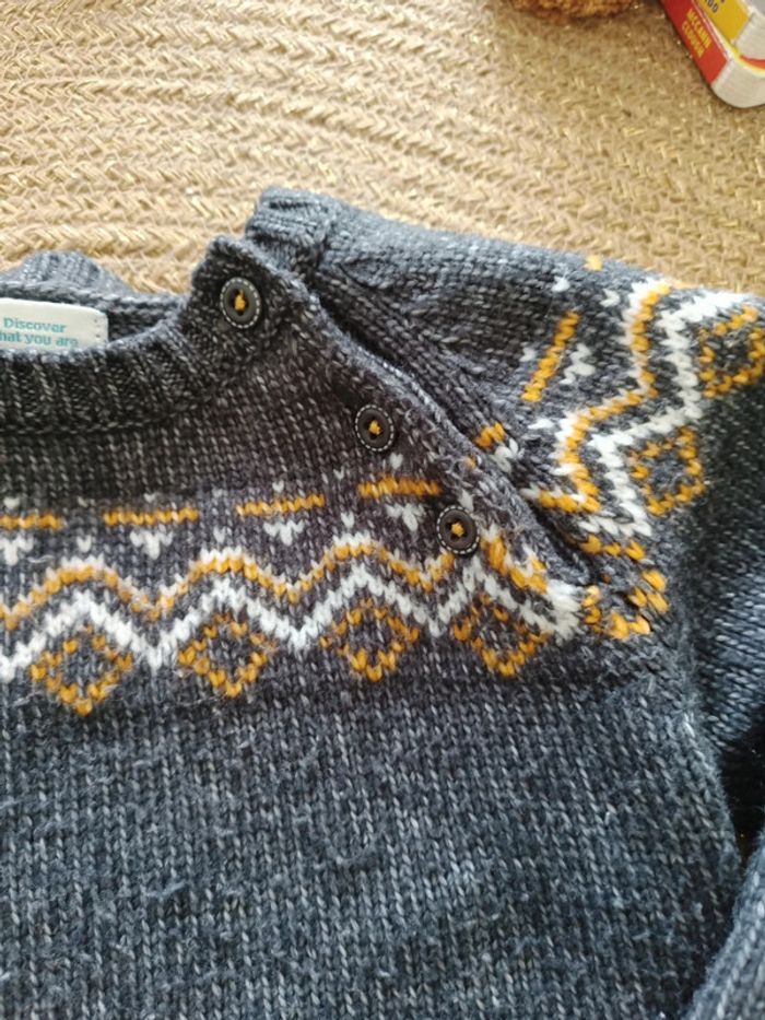 Robe pull grise Boboli 3 ans - photo numéro 3