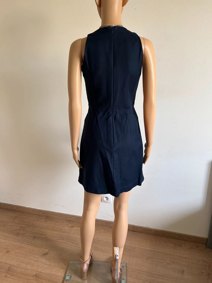 Robe bleue marine sans manches Kookai taille 36 TBE - photo numéro 9