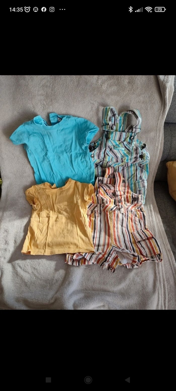 Lot vêtements été 12 mois - photo numéro 2