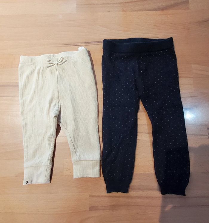 Lot leggings 1 ans