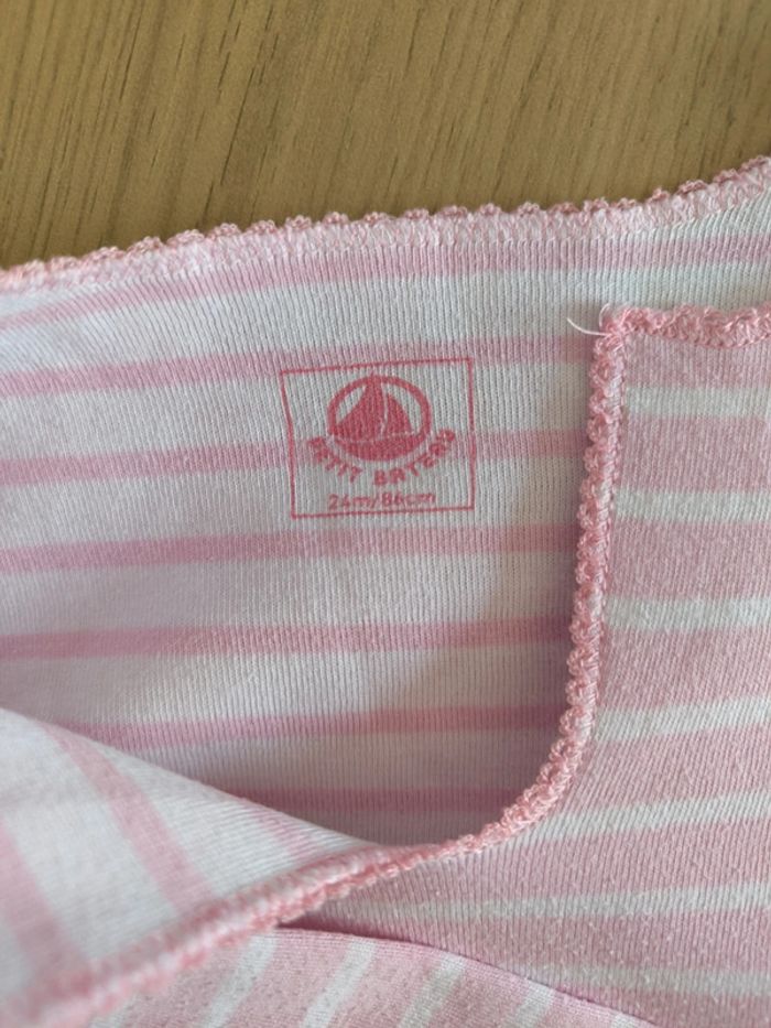 T-shirt manches longues petit bateau - photo numéro 3