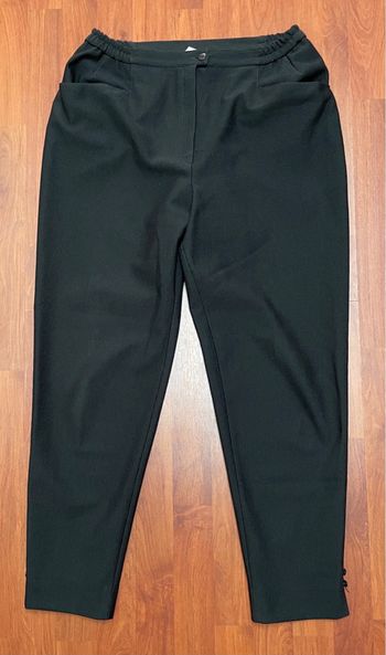 Pantalon côtelé noir