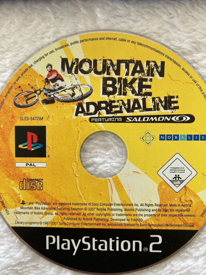 Jeu PS2 Montain bike adrenaline - photo numéro 2