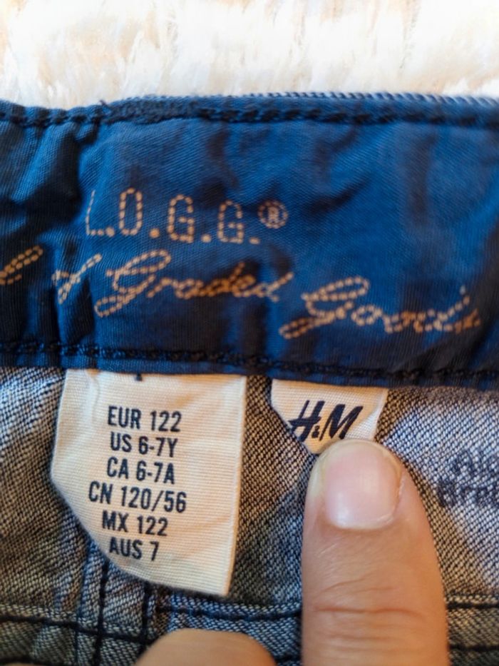 Bermuda en jean LOGG de H&M en 6-7 ans - photo numéro 3