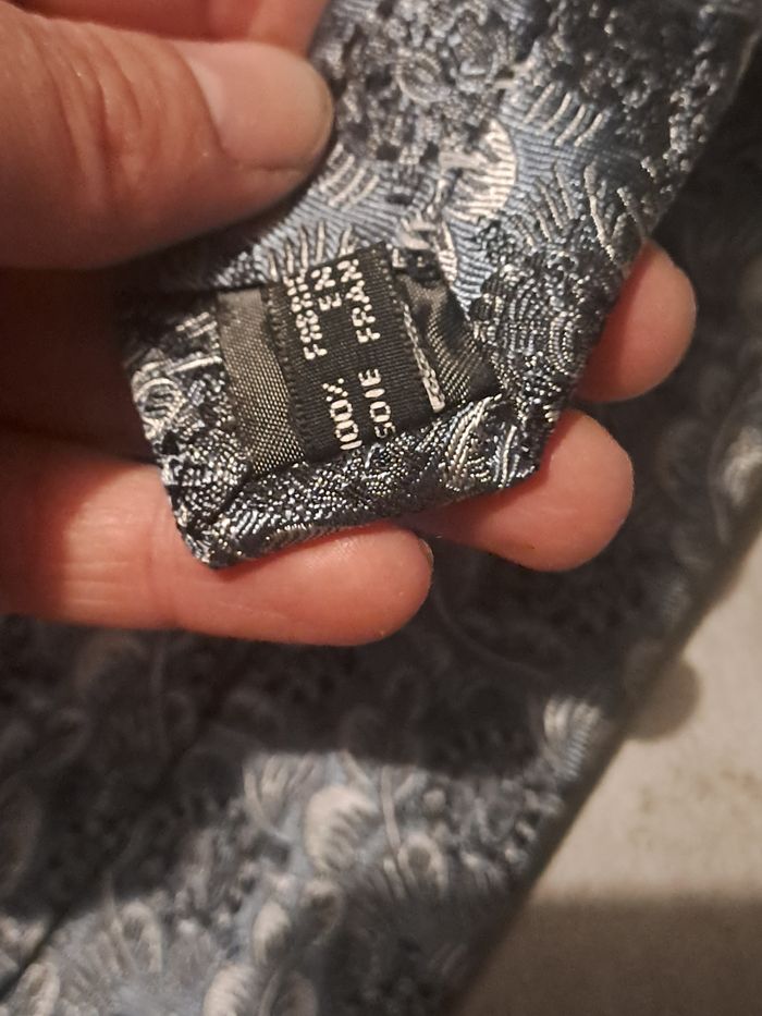 Cravate Gris Brillante Raoul Dufy pour Bianchini Férier - photo numéro 9