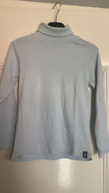 Maillot manche longue col roulé 8 ans