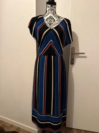 Jolie robe à rayures