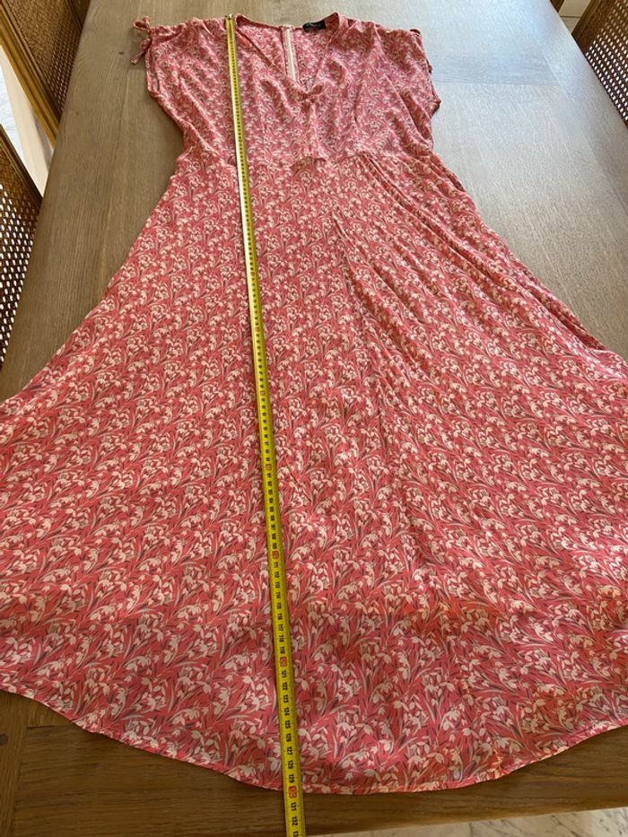 Robe fluide fleurie rose Caroll taille 42 - photo numéro 18