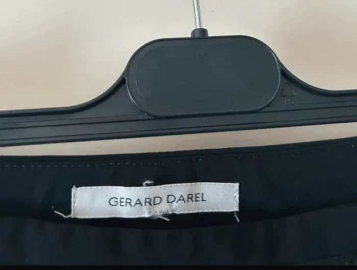 Gerard Darel, pantalon noir femme, taille 36, coupe droite - photo numéro 4