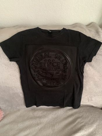 T-shirt noir Rivaldi