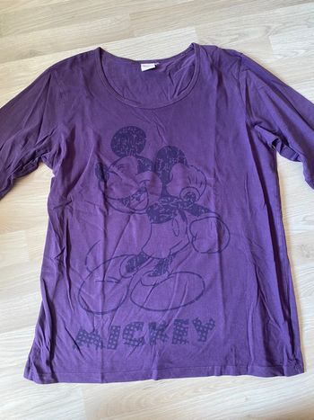 Tee shirt violet Mickey