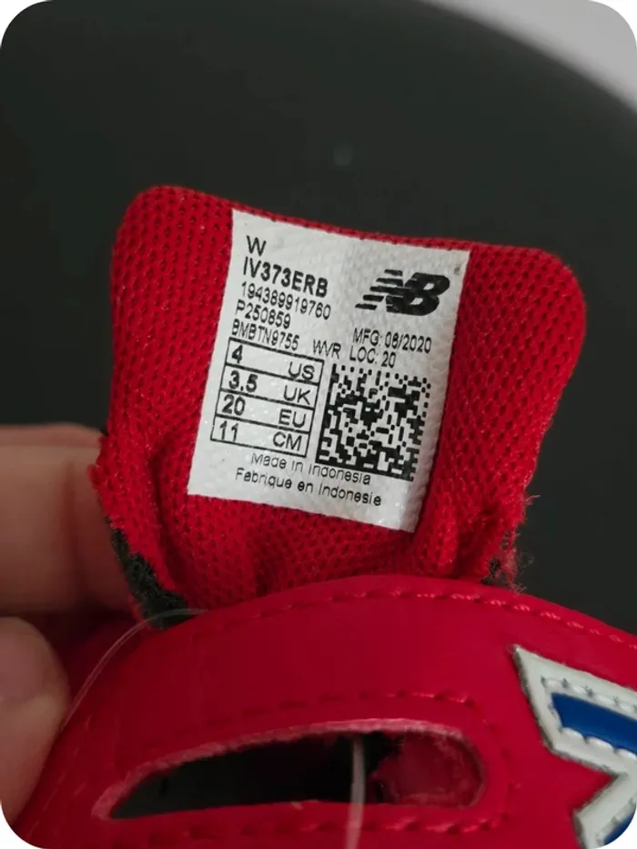 Basket New Balance Taille 20 - photo numéro 6