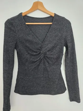 Pull gris foncé