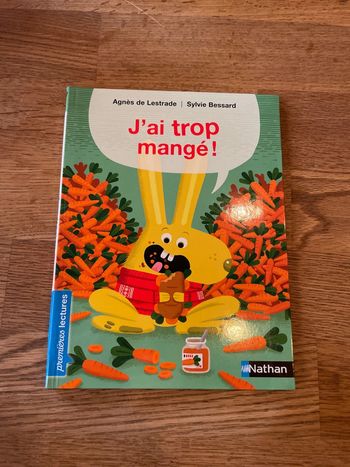 Livre premières lectures Niveau 2 J’ai trop mangé !