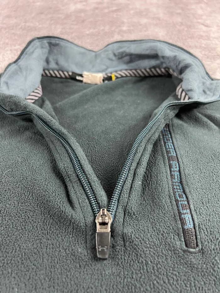Pull polaire de sport Under Armour Loose running gris anthracite – Taille L - photo numéro 8