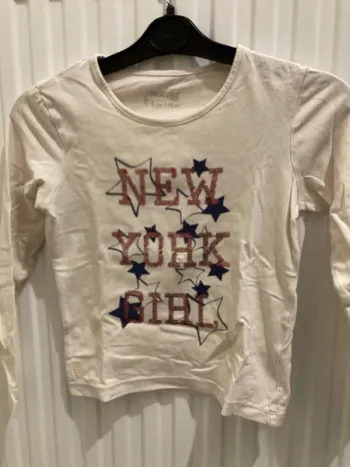 T-shirt blanc fille 6 ans