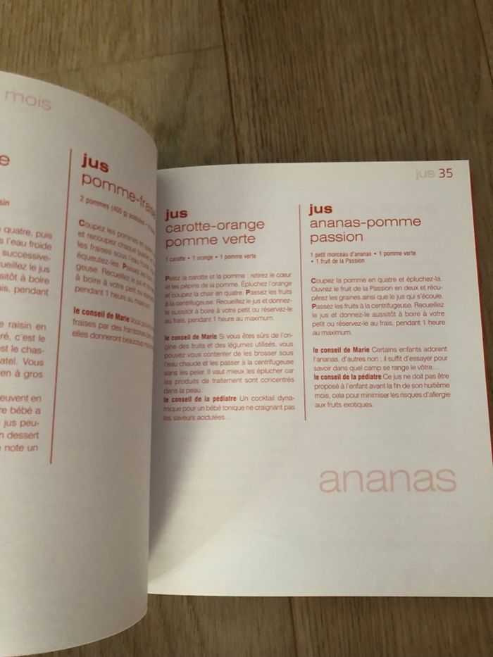 Livre de recettes pour bb neuf - photo numéro 5