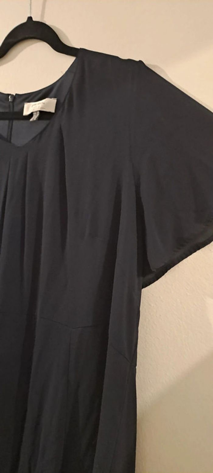 Robe genou grande taille marine - photo numéro 3