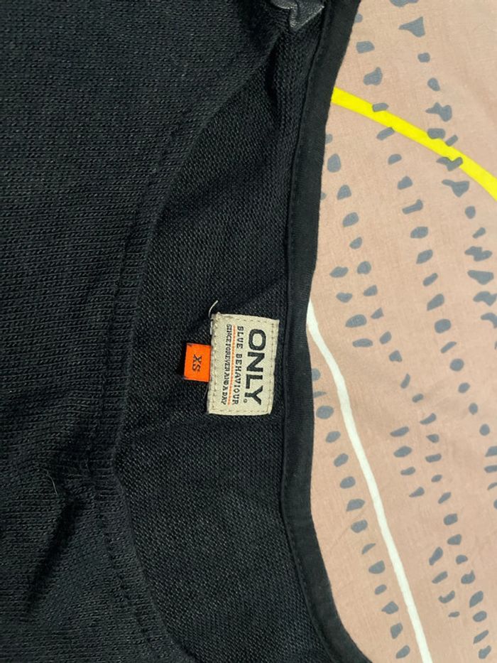 Tee shirt Only femme Noir - photo numéro 3