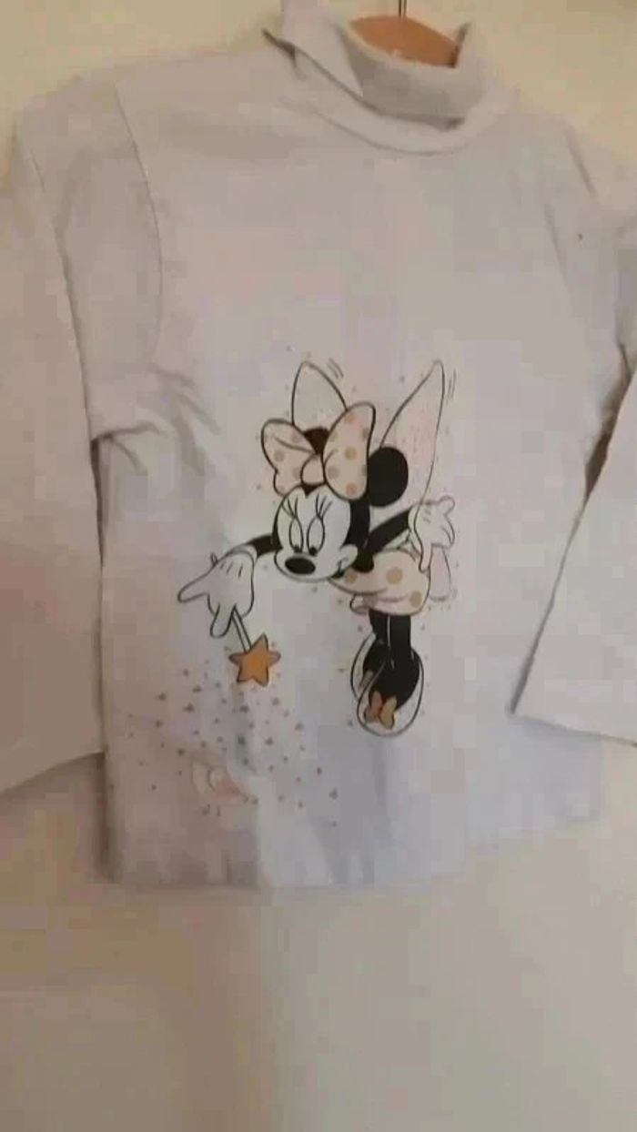 t-shirt manche longues Minnie 18 mois