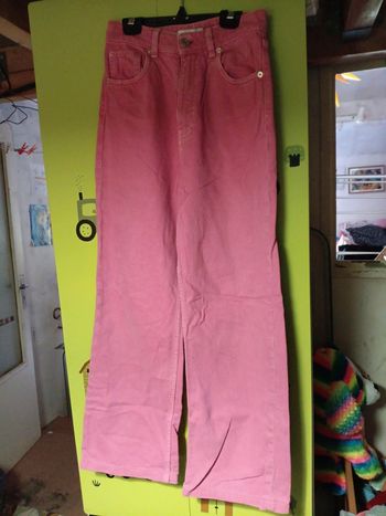 Jean large zara rose t. 36