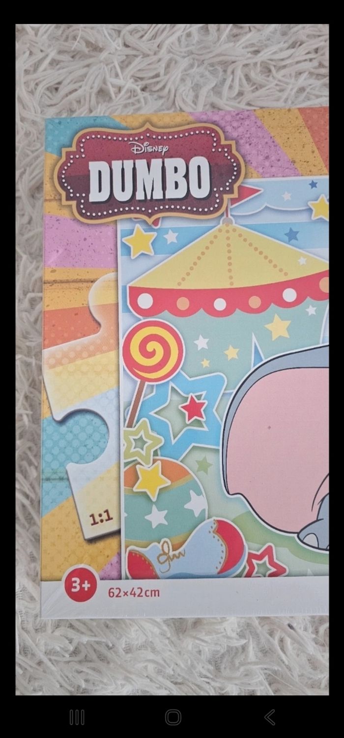 Maxi Puzzle Dumbo Disney 24 pièces 3 ans Neuf. - photo numéro 3