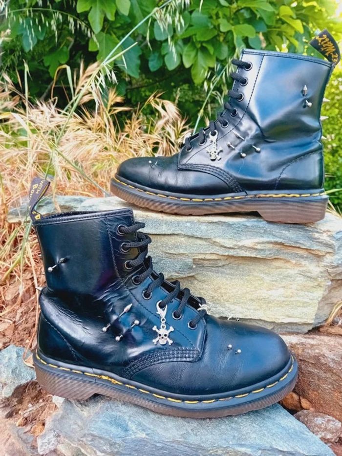 Dr. Martens made in England 🇬🇧 custom clous et piercings uk6 39