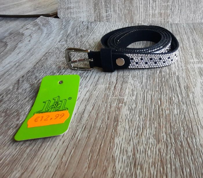 Ceinture argentée neuve 90cm - photo numéro 2