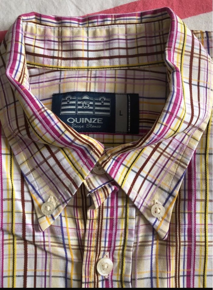 Chemise manches longues - Serge Blanco - taille L - photo numéro 4