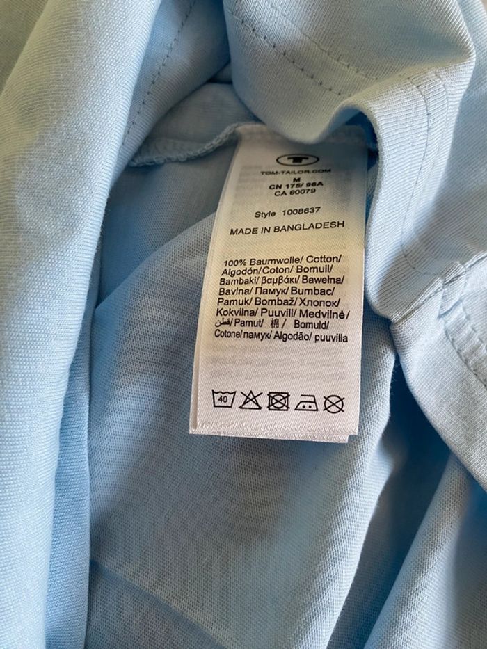 T-shirt Tom Tailor, taille M neuf avec étiquette - photo numéro 4