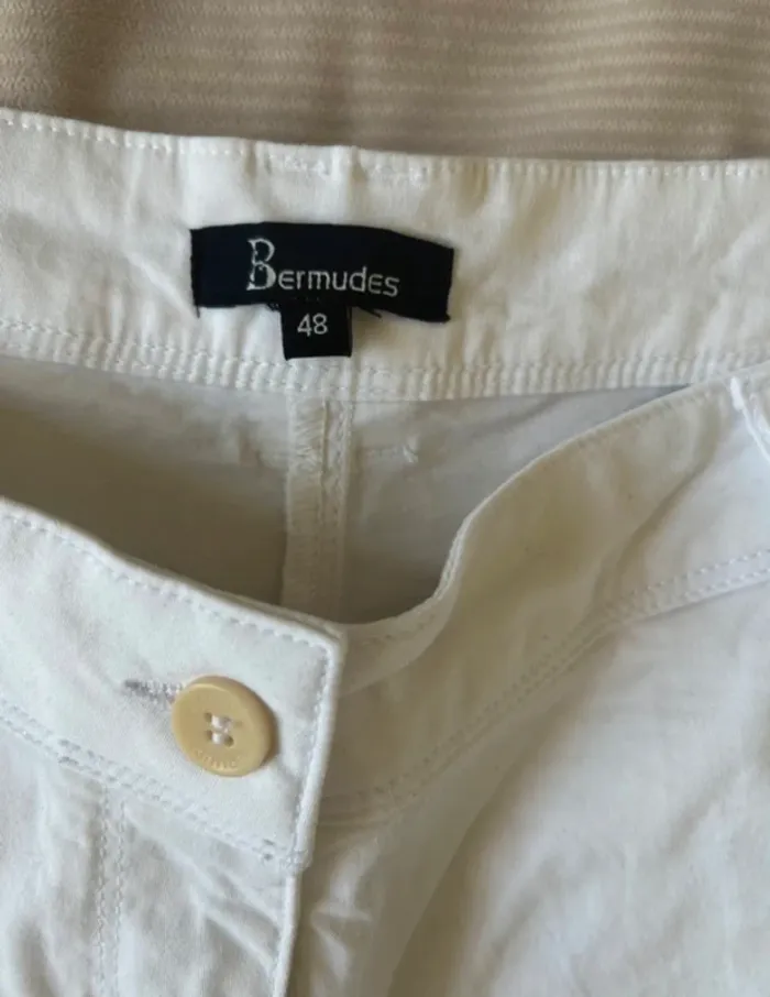 Bermuda blanc Bermudes Taille 48 - photo numéro 4