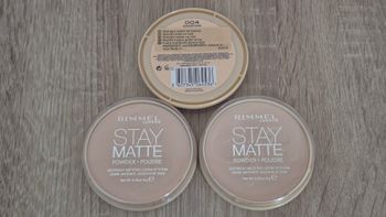 Rimmel - Stay Matte Long Lasting Pressed Powder - 004 Sandstorm (lot de 3)