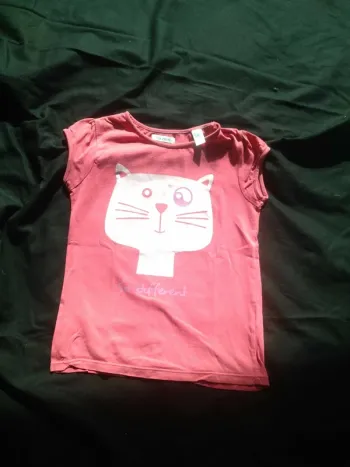 Tee shirt fille Manches courtes 6 ans