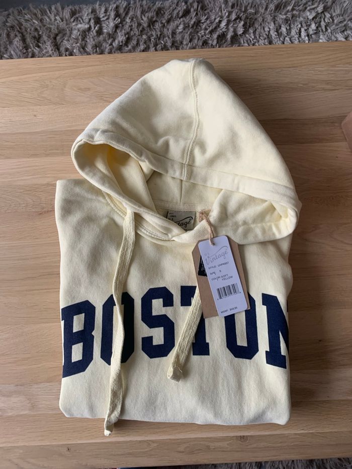 Sweat à capuche vintage Boston