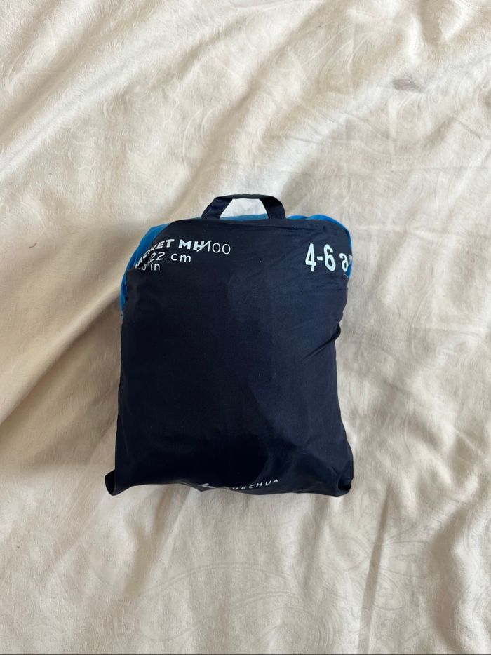 Poncho de pluie Décathlon bleu marine 6A TBE - photo numéro 7