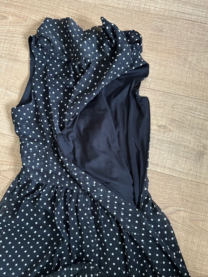 Robe noire à pois blancs Bodyflirt taille 36 jamais portée - photo numéro 8