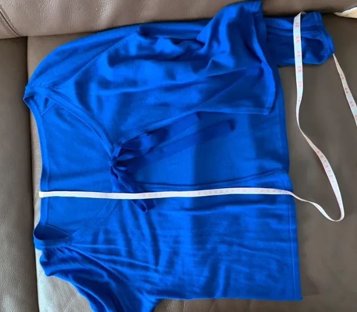 cardigan bleu L-XL - photo numéro 8