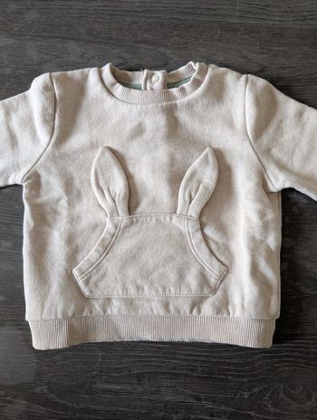 Pull doux mixte oreille de lapin