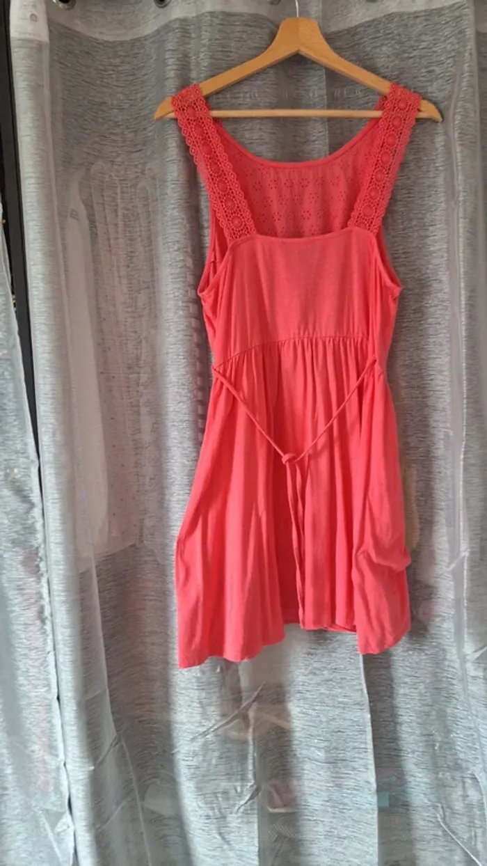 Robe d'été corail - photo numéro 3
