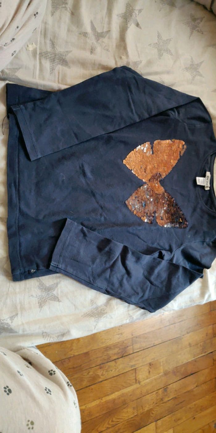 T-shirt manches longues okaidi 8 ans