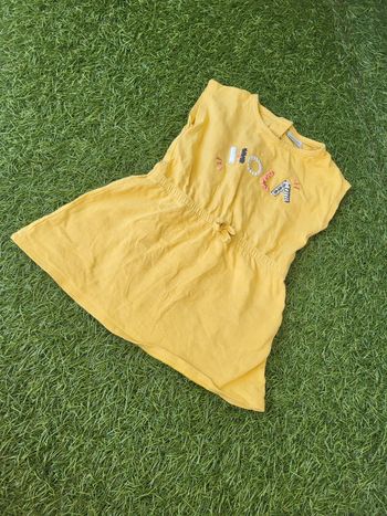 Robe jaune  18 mois