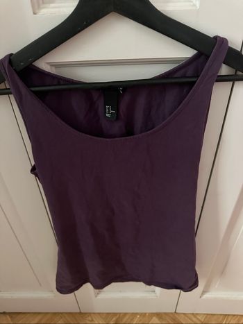 Débardeur basic violet foncé
