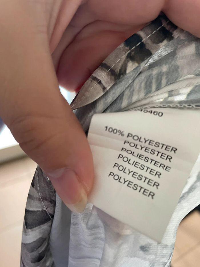Chemise à motifs géométriques My Collection taille M-L très bon état - photo numéro 4