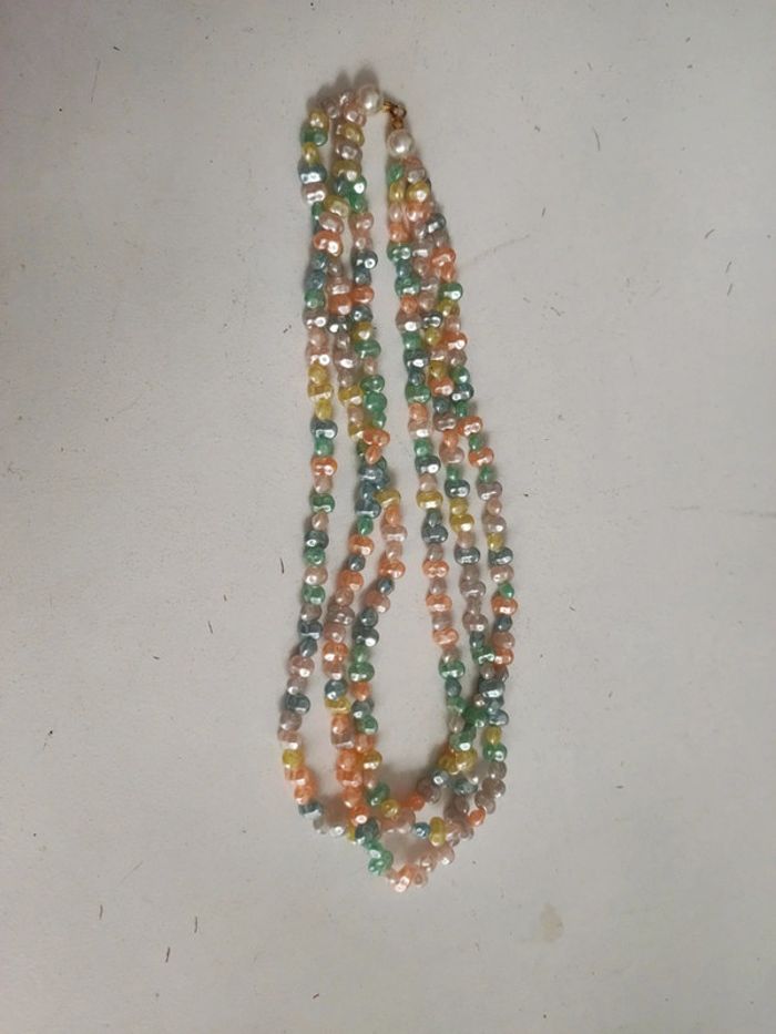 Collier 3 rangs - photo numéro 5