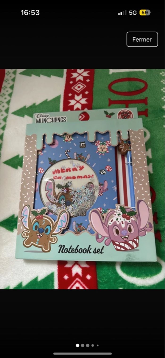 Carnet avec stylo Munchlings Disney neuf - photo numéro 2